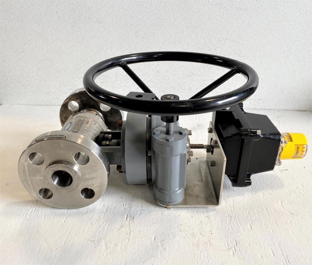 Valvtechnologies 1-1/2" 1500# 316H 2-Piece Ball Valve w/ Rotork Gearbox